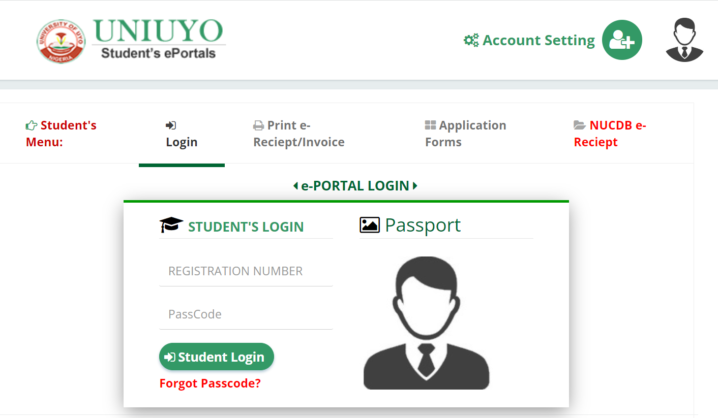 UNIUYO Student Portal Login: Steps Required